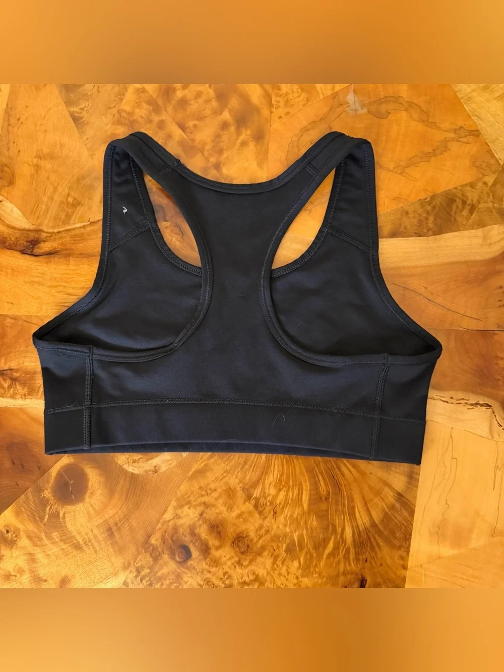 Nike Dri-FIT Small Sports Bra Racerback Black Women's Activewear Workout Top